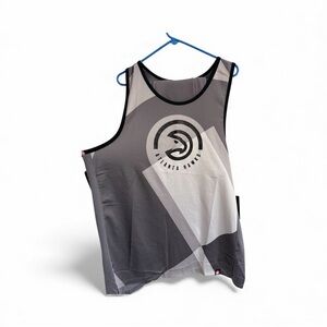 Nike Gray and Black Atlanta Hawks Tank Top